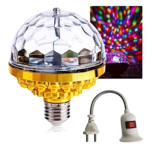 Rotating Magic Ball Light with Lamp Holder Set FREE!